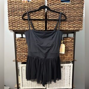 XL Blogilates Black Women's Romper dress